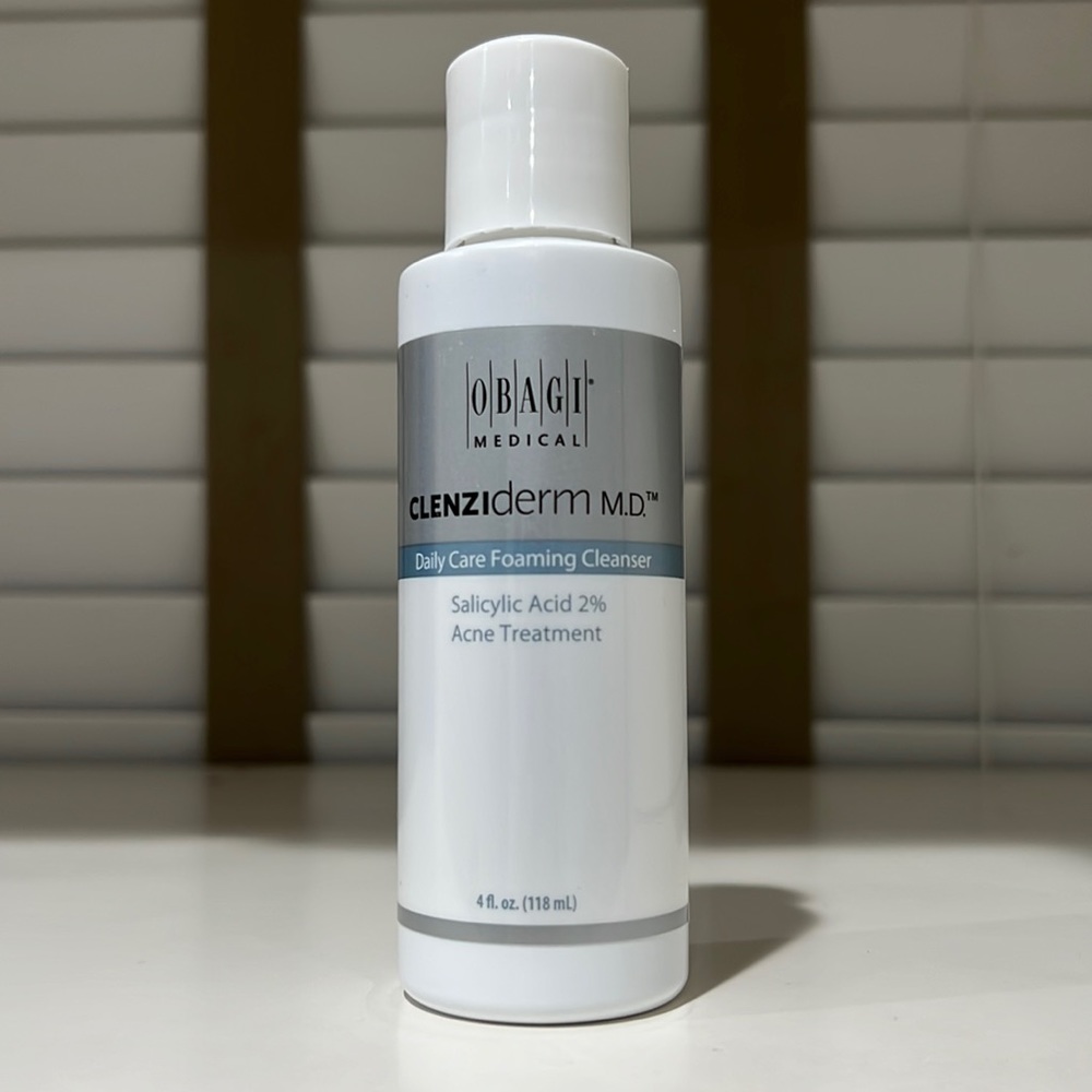 obagi daily care foaming facial deep cleanser clenziderm acne treatment 07/27